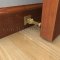 Deltana Decorative 3-1/2" Baseboard Door Bumper, Solid Brass Applied on Door 