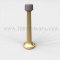 Deltana 4" Baseboard Door Bumper Polished Brass