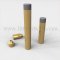 Deltana Extendable Baseboard Door Bumper Polished Brass/US3