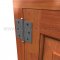 Deltana CH2525 Cabinet Hinge in US26D Finish applied to interior wooden door