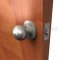 Deltana CL101EAC Passage Round Door Knob applied on wooden door