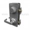 Deltana CL300ILC Interconnected Door Lock and Lever Brushed Chrome Finish