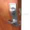 Deltana CL308ILC Interconnected Door Lock and Lever Brushed Chrome Finish