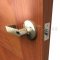 Deltana Clarendon Interchangeable Core Door Levers Polished Brass Finish 