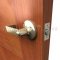 Deltana Clarendon Interchangeable Core Door Levers Polished Brass Finish
