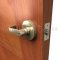 Deltana CL502EVC Clarendon Privacy Door Lever Polished Brass Finish