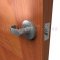 Deltana CL600EVC Entry Curved Door Lever Brushed Chrome Finish