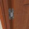Deltana DCH218 Invisible Hinge in US15 Finish applied to interior wooden door