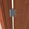 Deltana DTDSB35, Plain Bearing, Standard Weight, Brass Hinge on a Wooden Door