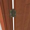 Deltana DTDSB3, Plain Bearing, Standard Weight, Brass Hinge on a Wooden Door