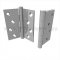 Deltana DTDSB4-RZ, Plain Bearing, Staggered Hole Pattern, Brass Hinge