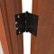 Deltana DTDSB4560BB, 4 Ball Bearings, Wide Throw, Brass Hinge on a Wooden Door