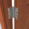 Deltana DTDSB55B, Ball Bearing, Full Mortised, Brass Hinge on a Wooden Door