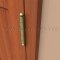 Deltana DTDSBTL, Solid Brass, Ball Tip on a Hinge applied to a Wooden Door