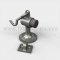 Antique Nickel Deltana Cement Floor Mount Bumper 