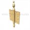 Deltana DTDSFR, Solid Brass, Royal Finial applied to a Hinge
