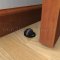 Deltana Low Profile Dome Door Stop Applied