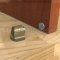 Heavy Duty Magnetic Door Stop Applied to a door and floor