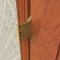 Deltana DTDSPA4060, Plain Bearing, Full Mortised, Parliament Hinge on a Wooden Door, Closed