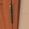 Deltana DTDSST, Solid Brass, Ornate Tip on a Hinge applied to a Wooden Door