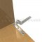 Deltana PH40 Door Pivot Hinge in US14 Finish applied to wooden floor