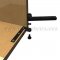 Deltana PH60 Door Pivot Hinge in US19 Finish applied to Wooden Door