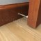 Deltana 3-1/4" Steel Spring Door Stop Applied on Door