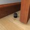 Deltana Round Universal Floor Bumper With Dome Cap Applied