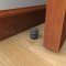 Deltana Round Universal Floor Bumper With Patterned Cap Applied 