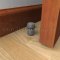 Deltana Round Universal Floor Bumper With Patterned Cap Applied