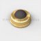 PVD Polished Brass Deltana Flush Mount Convex Bumper