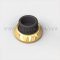 PVD Polished Brass Deltana Flush Mount Concave Bumper