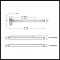 Falcon 25-V Exit Device Dimensions