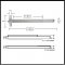 Falcon 24-C Exit Device Dimensions