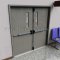 Falcon 19-V Exit Device in SP28 Finish Applied in Double Door Application