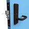 Falcon MA Series Escutcheon with Lever Sutro-Napa in US10B finish applied to interior door