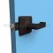 Falcon RU Series Dane Keyed Lever in 613 finish applied to interior door