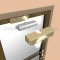 Falcon SC61 Standard Duty Overhead Door Closer Replacement Mounting Plates Top Jamb Mounting in 696 finish