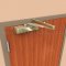 Falcon SC61 Standard Duty Overhead Door Closer Replacement Regular Arm in 696 finish applied to interior door