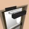 Falcon SC81 Medium Duty Overhead Door Closer Top Jamb for full Cover in 622 finish applied to interior door