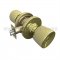 Falcon W Series Grade 2 Medium Duty Cylindrical Knob Elite Style with standard Rose in US4 finish