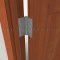 Hager ECRC1100, Plain Bearing, Round Corner Hinge on a Wooden Door