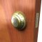 H3901SFIC Small Format Interchangeable Rim Cylinder in US4 Finish applied to door