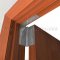Hager AB8505, Concealed Anti-Friction Bearing, Anchor Hinge on a Wooden Door