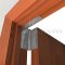 Hager AB7506/HAB7508, Steel, Anchor Hinge on a Wooden Door