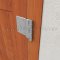 Hager BB1266 Ball Bearing, Full Surface, Swing Clear Hinge on a Wooden Door