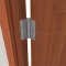 Hager 1252, Full Mortised, Rounded Corners, Spring Hinge on a Wooden Door