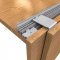 Hafele Double Upper Guide Track, 20 and 35 H Applied 
