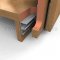 Hafele Double Lower Running Track, 20 and 35 Applied 