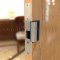 HES KM-2 Option Faceplate Wood Door Application (Satin Stainless Steel)